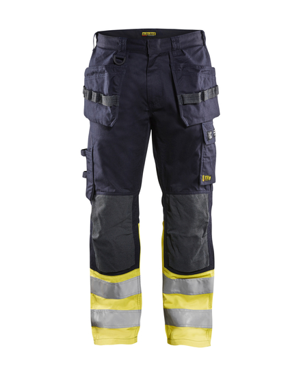 Pantalon multinormes inhérent Blåkläder 1489 Marine/Jaune fluo Blaklader - 148915128933C