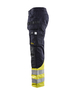 Pantalon multinormes inhérent Blåkläder 1489 Marine/Jaune fluo Blaklader - 148915128933C