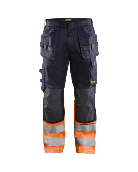 Pantalon multinormes inherent Blåkläder 1489 Marine/Orange fluo Blaklader - 148915138953C