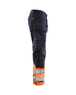 Pantalon multinormes inherent Blåkläder 1489 Marine/Orange fluo Blaklader - 148915138953C