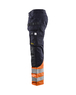 Pantalon multinormes inherent Blåkläder 1489 Marine/Orange fluo Blaklader - 148915138953C