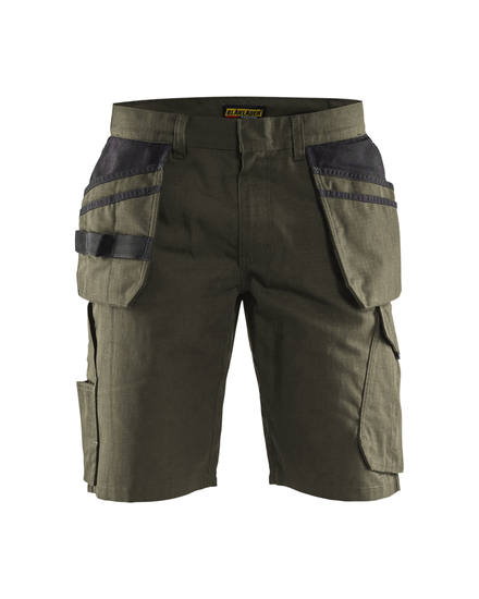 Short maintenance avec poches flottantes Blåkläder 1494 Vert Kaki/Noir Blaklader - 149413304599C