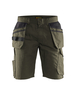 Short maintenance avec poches flottantes Blåkläder 1494 Vert Kaki/Noir Blaklader - 149413304599C