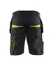 Short maintenance avec poches flottantes Blåkläder 1494 Noir/Jaune fluo Blaklader - 149413309933C