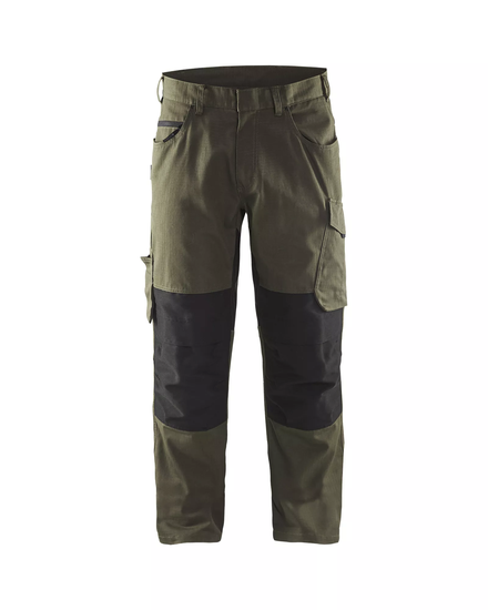 Pantalon maintenance +stretch Blåkläder 1495 Vert Kaki/Noir Blaklader - 149513304599C
