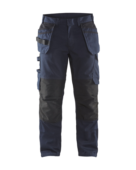 Pantalon maintenance +stretch avec poches flottantes Blåkläder 1496 Marine foncé/Noir Blaklader - 149613308699C