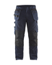Pantalon maintenance +stretch avec poches flottantes Blåkläder 1496 Marine foncé/Noir Blaklader - 149613308699C