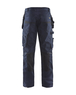 Pantalon maintenance +stretch avec poches flottantes Blåkläder 1496 Marine foncé/Noir Blaklader - 149613308699C