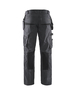 Pantalon maintenance +stretch avec poches flottantes Blåkläder 1496 Gris moyen/Noir Blaklader - 149613309699C