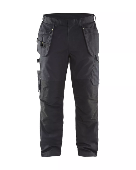 Pantalon maintenance +stretch avec poches flottantes Blåkläder 1496 Noir/Jaune fluo Blaklader - 149613309933C