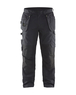 Pantalon maintenance +stretch avec poches flottantes Blåkläder 1496 Noir/Jaune fluo Blaklader - 149613309933C