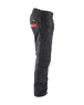 Pantalon maintenance +stretch avec poches flottantes Blåkläder 1496 Noir/Rouge Blaklader - 149613309956C