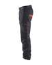 Pantalon maintenance +stretch avec poches flottantes Blåkläder 1496 Noir/Rouge Blaklader - 149613309956C