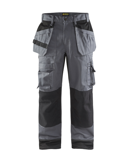 Pantalon artisan+ bicolore Blåkläder 1504 Gris clair/Noir Blaklader - 150418609499C
