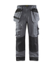 Pantalon artisan+ bicolore Blåkläder 1504 Gris clair/Noir Blaklader - 150418609499C