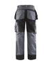 Pantalon artisan+ bicolore Blåkläder 1504 Gris clair/Noir Blaklader - 150418609499C