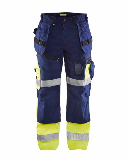 Pantalon artisan haute-visibilité Blåkläder 1508 Marine/Jaune fluo Blaklader - 150818608933C