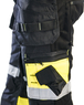 Pantalon artisan haute-visibilité Blåkläder 1508 Noir/Jaune fluo Blaklader - 150818609933C