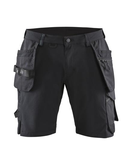 Short artisan stretch 4D Blåkläder 1520 Noir/Gris foncé Blaklader - 152016459998C