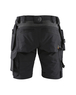 Short artisan stretch 4D Blåkläder 1520 Noir/Gris foncé Blaklader - 152016459998C