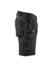 Short artisan stretch 4D Blåkläder 1520 Noir/Gris foncé Blaklader - 152016459998C
