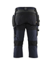 Pantacourt artisan stretch 4D Blåkläder 1521 Marine foncé/Noir Blaklader - 152116458699C
