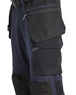 Pantacourt artisan stretch 4D Blåkläder 1521 Marine foncé/Noir Blaklader - 152116458699C