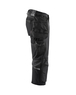 Pantacourt artisan stretch 4D Blåkläder 1521 Noir/Gris foncé Blaklader - 152116459998C