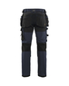 Pantalon artisan stretch 4D Blåkläder 1522 Marine foncé/Noir Blaklader - 152216458699C
