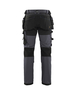 Pantalon artisan stretch 4D Blåkläder 1522 Gris moyen/Noir Blaklader - 152216459699C