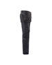 Pantalon artisan stretch 4D Blåkläder 1522 Noir/Rouge Blaklader - 152216459956C