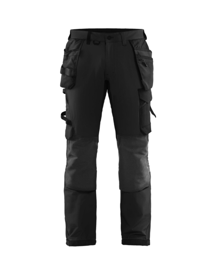 Pantalon artisan stretch 4D Blåkläder 1522 Noir/Gris foncé Blaklader - 152216459998C