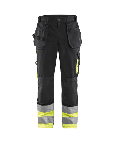 Pantalon Artisan haute-visibilité Blåkläder 1529 Noir/Jaune fluo Blaklader - 152913709933C