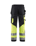 Pantalon Artisan haute-visibilité Blåkläder 1529 Noir/Jaune fluo Blaklader - 152913709933C