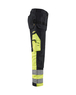 Pantalon Artisan haute-visibilité Blåkläder 1529 Noir/Jaune fluo Blaklader - 152913709933C