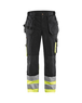 Pantalon Artisan haute-visibilité Blåkläder 1529 Noir/Jaune fluo Blaklader - 152918609933C