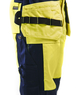 Pantalon artisan haute-visibilité Blåkläder 1533 Jaune fluo/Marine Blaklader - 153318603389C