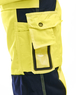 Pantalon artisan haute-visibilité Blåkläder 1533 Jaune fluo/Marine Blaklader - 153318603389C