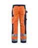 Pantalon artisan haute-visibilité Blåkläder 1533 Orange fluo/Marine Blaklader - 153318605389C