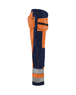 Pantalon artisan haute-visibilité Blåkläder 1533 Orange fluo/Marine Blaklader - 153318605389C