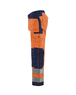 Pantalon artisan haute-visibilité Blåkläder 1533 Orange fluo/Marine Blaklader - 153318605389C