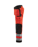 Pantalon artisan haute-visibilité Blåkläder 1533 Rouge fluo/Noir Blaklader - 153318605599C