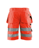 Short artisan haute-visibilité 1535 Rouge fluo - Blaklader - 153518115500C