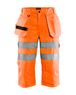 Pantacourt Haute-Visibilité Blåkläder 1539 Orange fluo Blaklader - 153918115300C