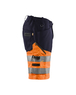 Short haute-visibilité +stretch Blåkläder 1541 Marine/Orange fluo Blaklader - 154118118953C