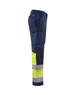 Pantalon artisan haute-visibilité +stretch Blåkläder 1551 Marine/Jaune fluo Blaklader - 155118118933C