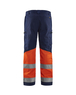 Pantalon artisan haute-visibilité +stretch Blåkläder 1551 Marine/Orange fluo Blaklader - 155118118953C