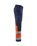 Pantalon artisan haute-visibilité +stretch Blåkläder 1551 Marine/Orange fluo Blaklader - 155118118953C