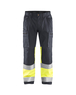 Pantalon artisan haute-visibilité +stretch Blåkläder 1551 Gris moyen/Jaune fluo Blaklader - 155118119633C
