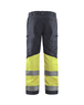 Pantalon artisan haute-visibilité +stretch Blåkläder 1551 Gris moyen/Jaune fluo Blaklader - 155118119633C